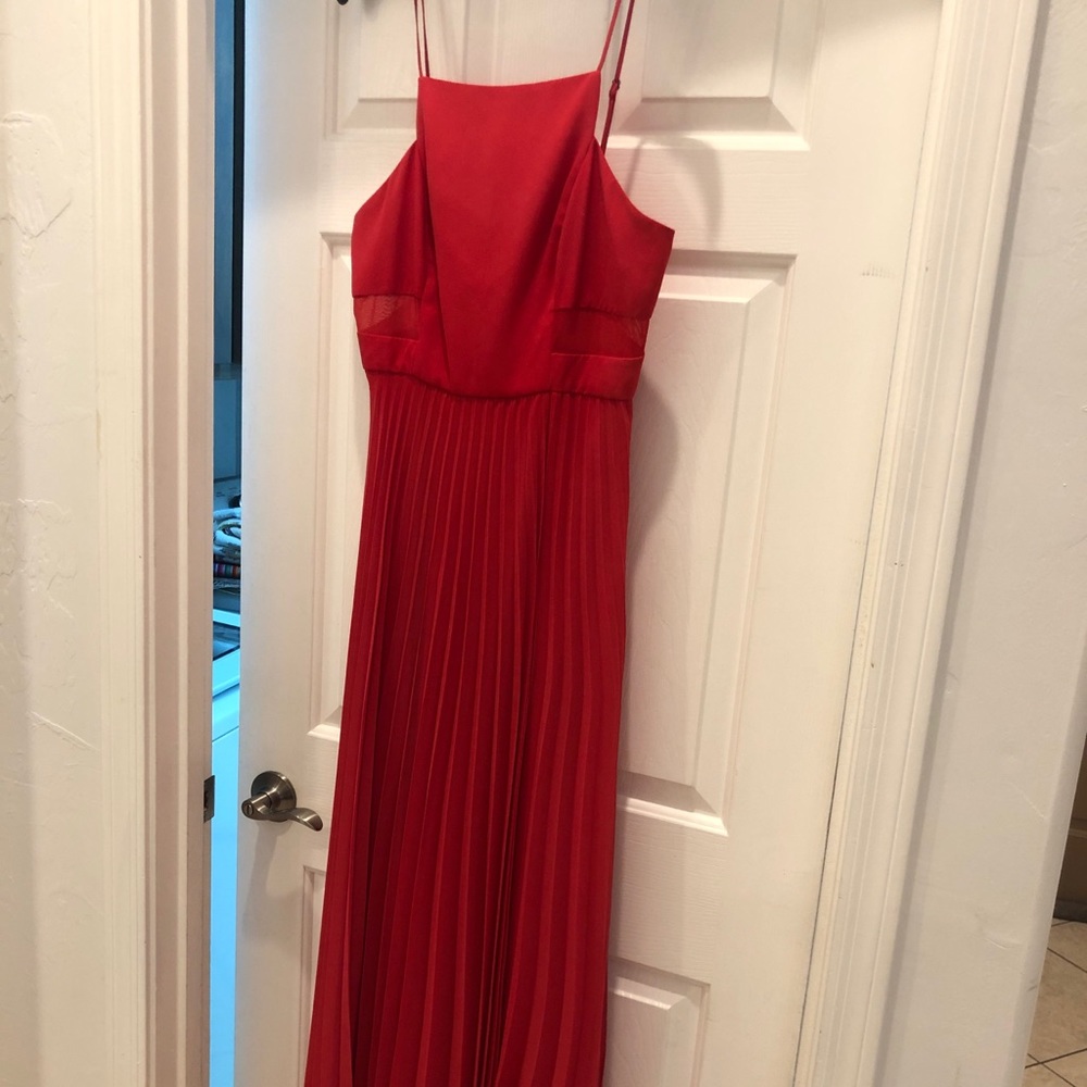 BCBGeneration evening red straps dress